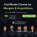 Online Certificate Course on M&A | Learn from Law Partners