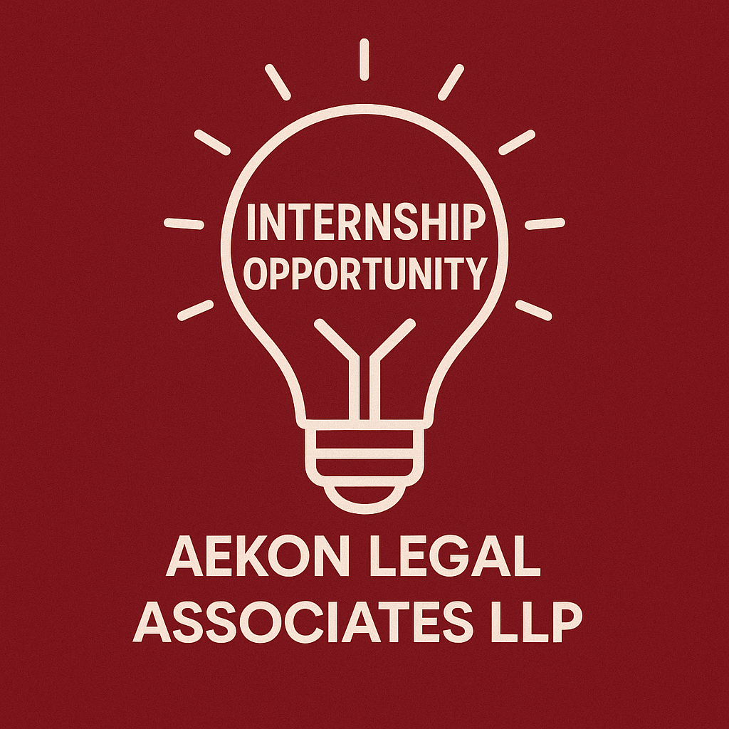 Internship Opportunity @ Aekon Legal Associates LLP, Pune [Offline]: Apply Now!