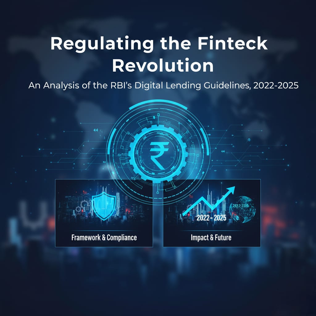 Regulating the Fintech Revolution: An Analysis of the RBI’s Digital Lending Guidelines, 2022–2025