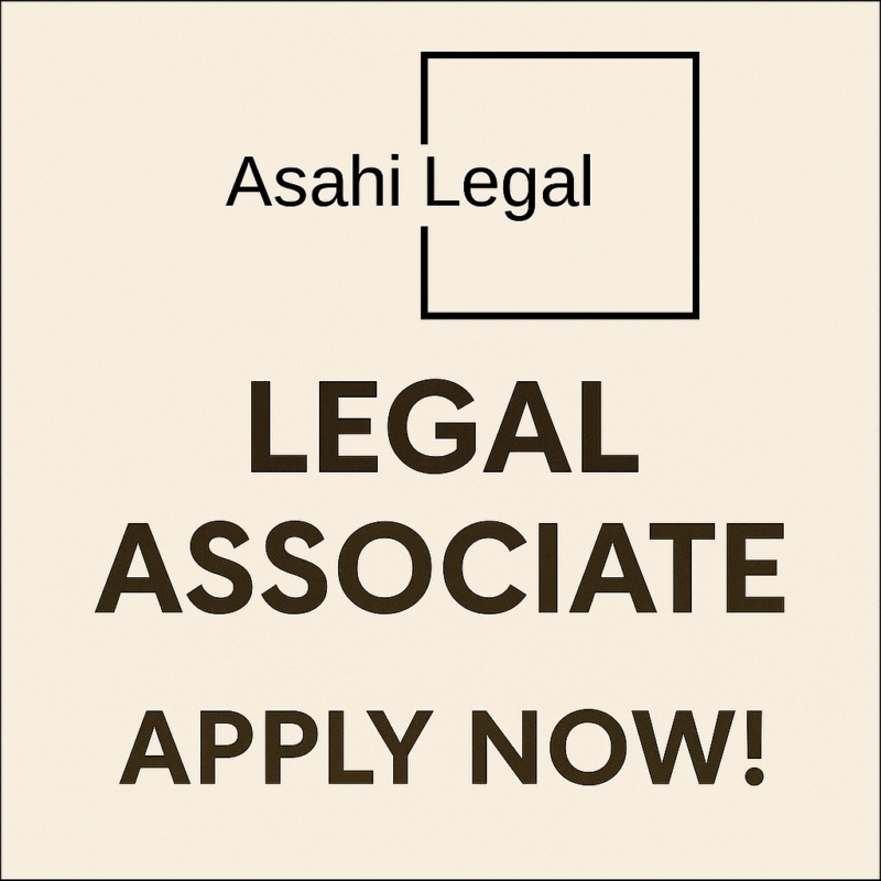 Paid Internship Opportunity at Asahi Legal LLP: Apply Now!