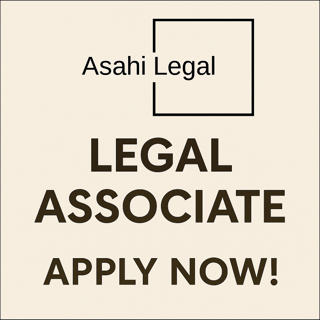 Paid Internship Opportunity at Asahi Legal LLP: Apply Now!