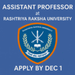Assistant Professor Vacancy at RRU | Apply by Dec 1