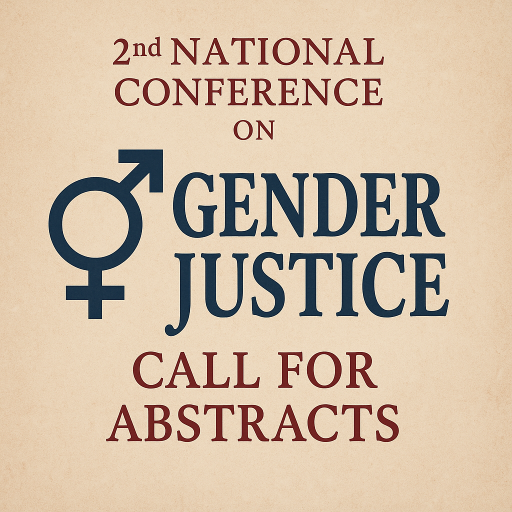 2nd National Conference on Gender Justice – Call for Abstracts