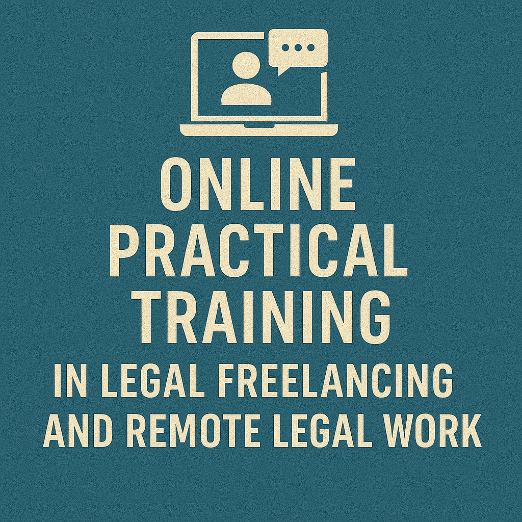 Online Practical Training in Legal Freelancing and Remote Legal Work