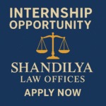 Legal Internship at Shandilya Law Offices | Apply Now