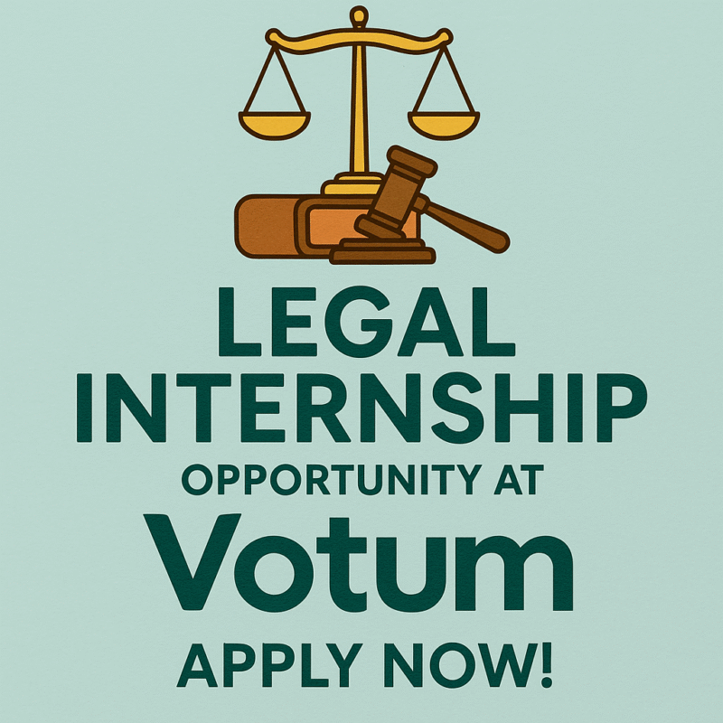Legal Internship at Votum | Apply Now