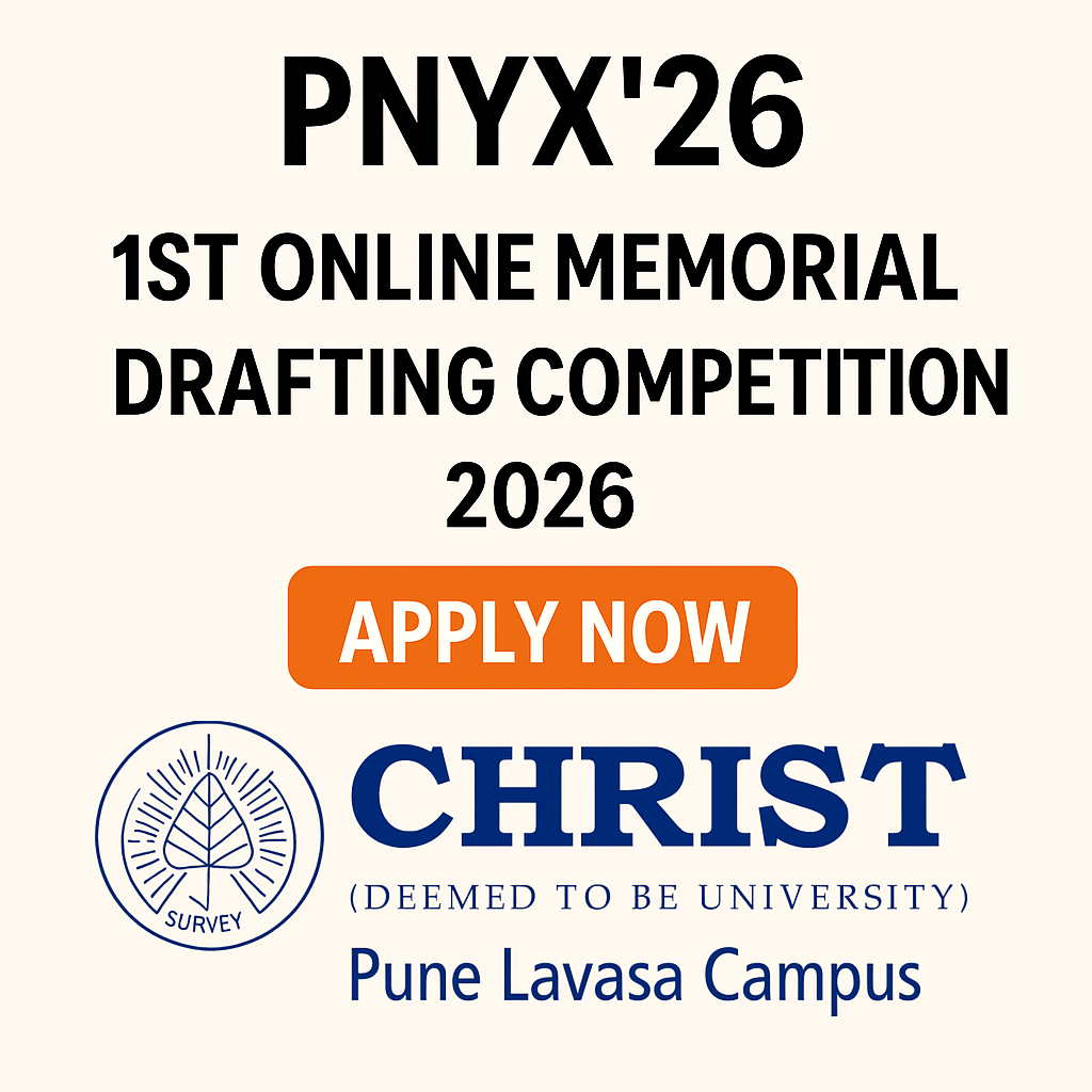 PNYX’26 Online Memorial Drafting Competition | Register Now