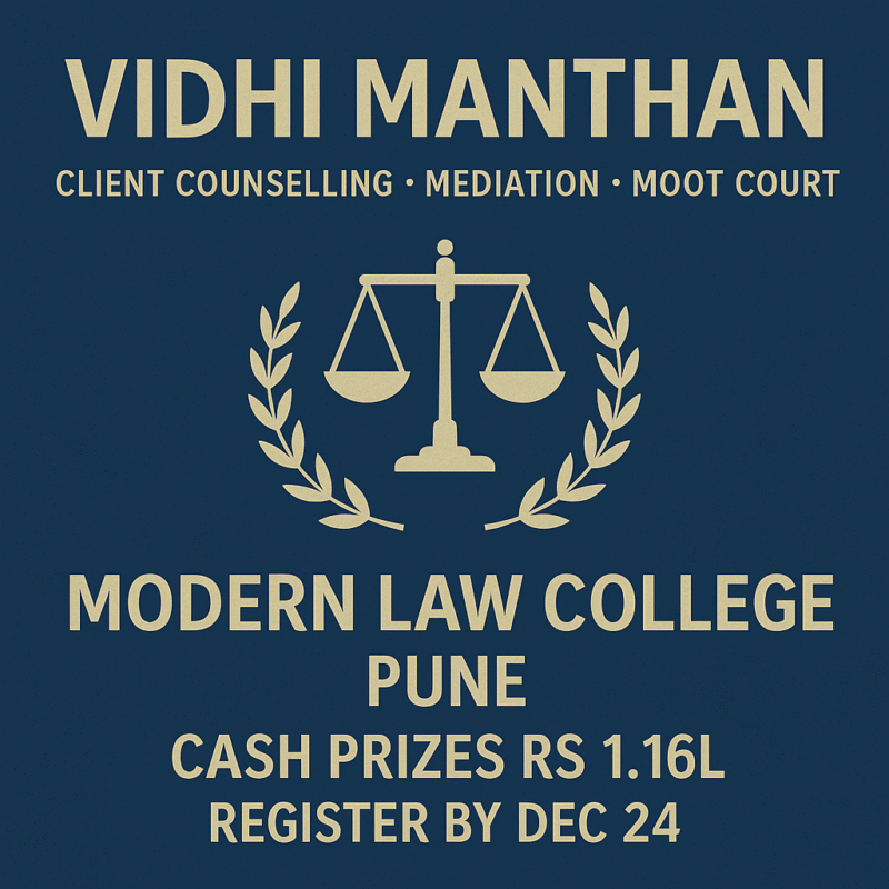 Vidhi Manthan 2026 | Modern Law College Pune