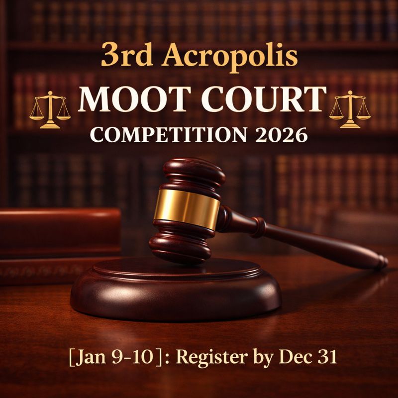 3rd Acropolis Moot Court Competition 2026