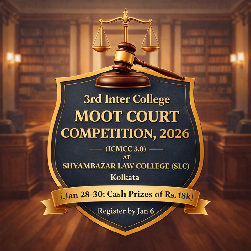 3rd Inter College Moot Court Competition 2026 | SLC