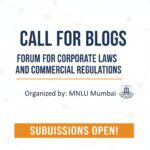 Call for Blogs | MNLU Mumbai – Corporate & Commercial Laws