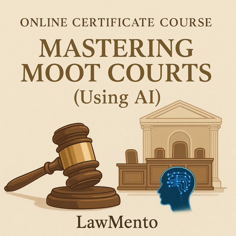 Master Moot Courts with AI | Online Certificate by LawMento