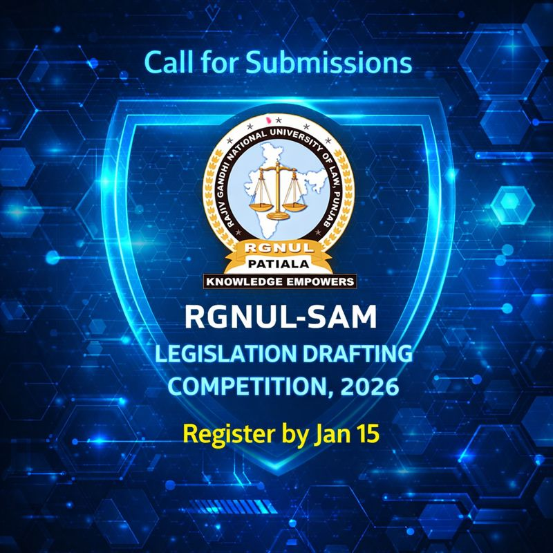 RGNUL-SAM Legislation Drafting Competition 2026