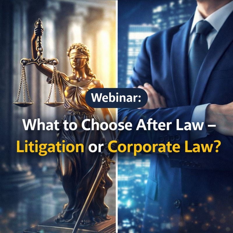 Litigation vs Corporate Law Webinar | Career After Law