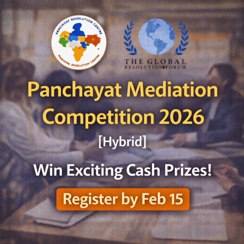 Panchayat Mediation Competition 2026 | Hybrid Event
